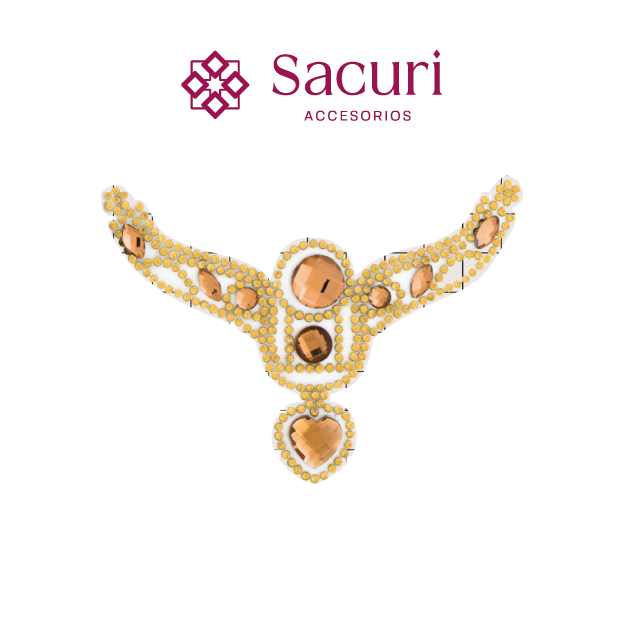 Suaje cristal Y 75x110 golden (Par) P102HC
