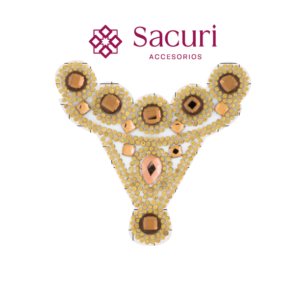 Suaje cristal Y 85x90 golden (Par) P108HC