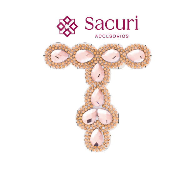 Suaje cristal Y 80x80 LT peach (Par) P112HC