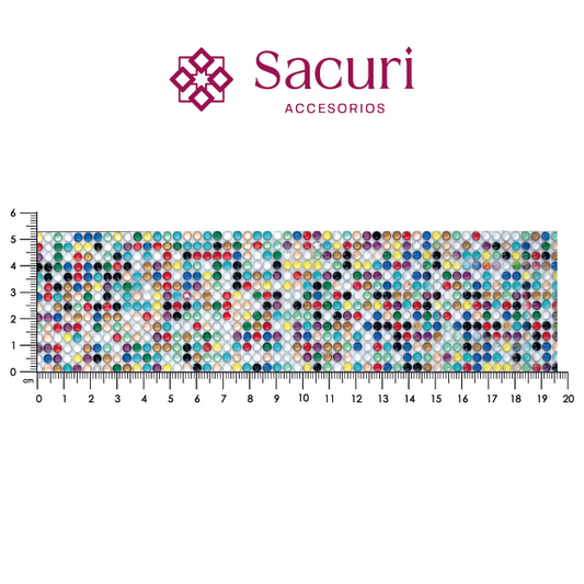 Hoja Acrílico 3 mm multicolor (41x120) P133HC