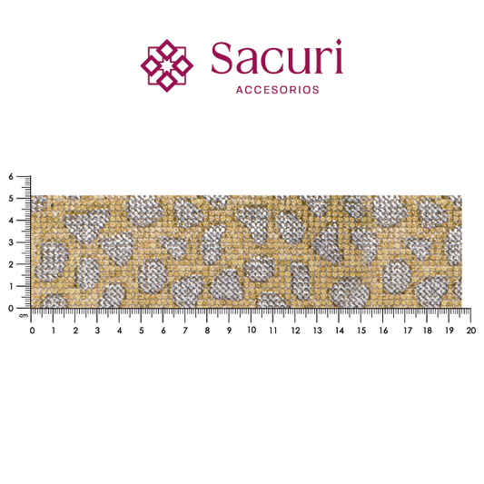 Hoja de cristal 2.2 mm AP dorada (24x40) P141HC