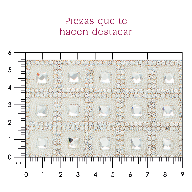 Hoja de cristal cuadro 5 mm cristal (23x38) P146HC