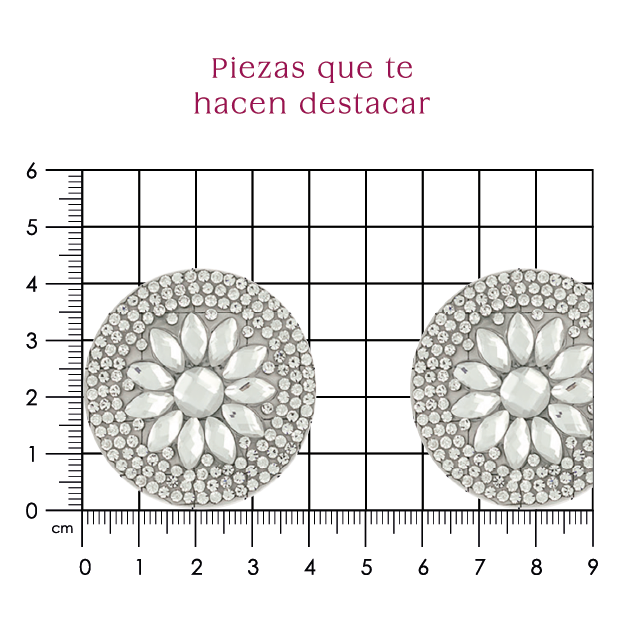 Suaje cristal redondo 43 mm (Par) P149HC