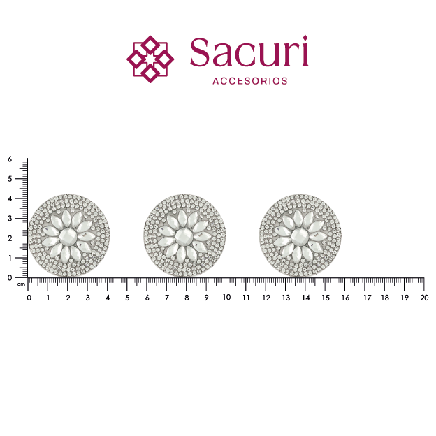 Suaje cristal redondo 43 mm (Par) P149HC