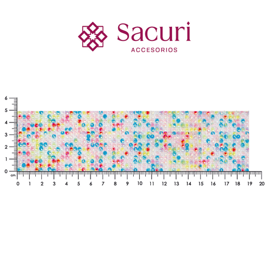 Hoja de Acrílico 3 mm multicolor AB (24x40) P151HC