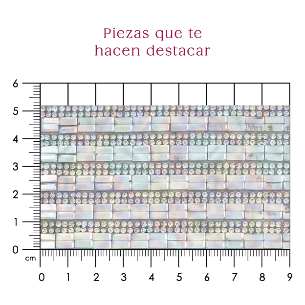 Hoja de cristal rectangulo 3x7 (24x40) P162HC