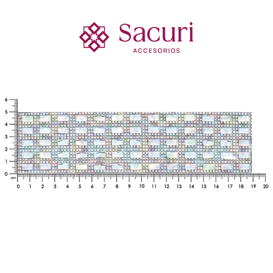 Hoja de cristal rectangulo 5x10 (24x40) P163HC