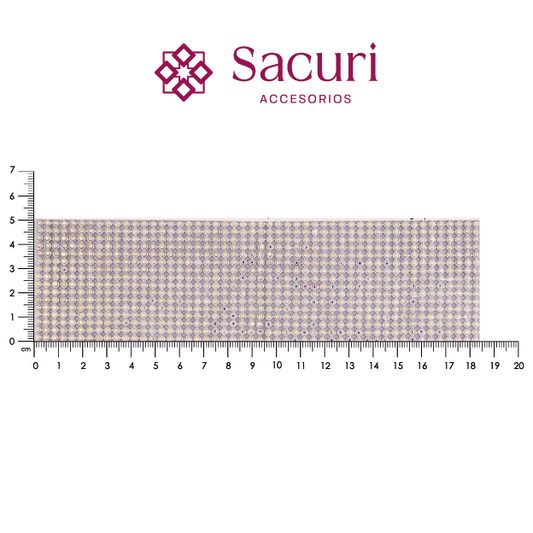 Malla papelillo 3mm Plata AB P20HC