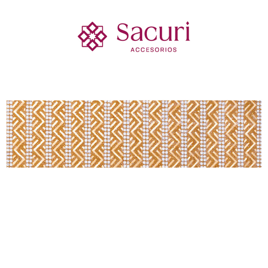 Hoja de cristal grecas PVC + cristal (24x40) P227HC