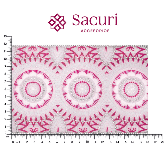 Hoja de cristal con estampado (24x40) P234HC