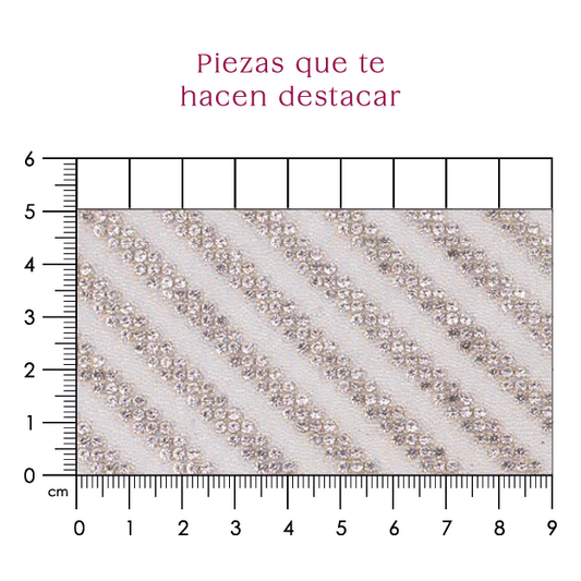 Hoja de cristal líneas (24x40) P240HC