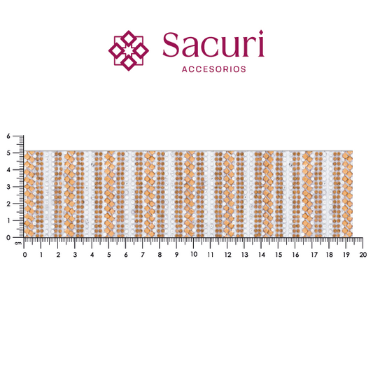 Hoja de cristal cuadro 3 mm golden (24x40) P250HC