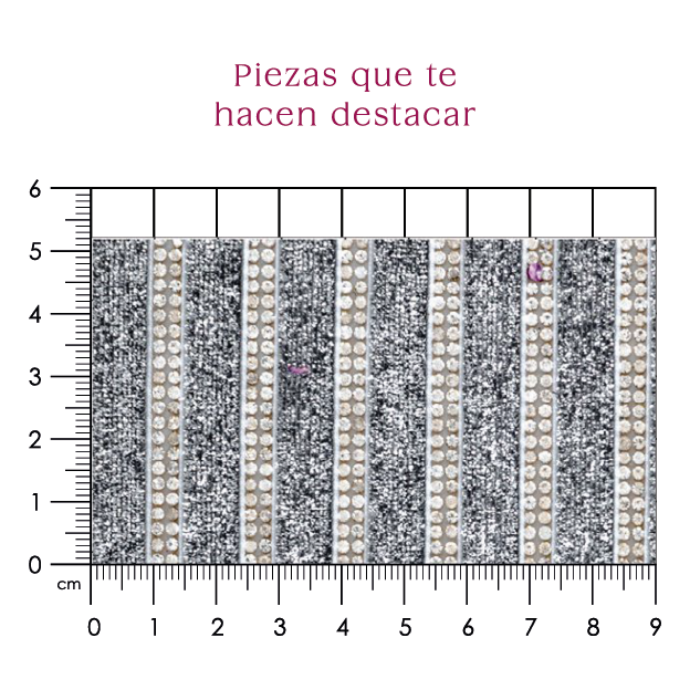 Hoja de cristal listón 10 mm (24x40) P252HC