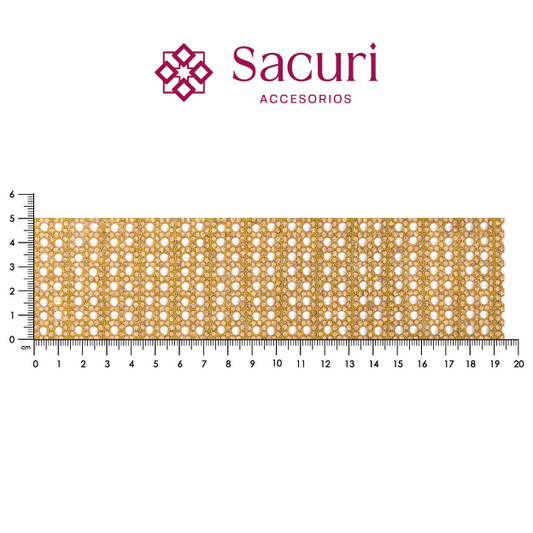 Hoja de cristal golden con ceramica 4 mm (24x40) P259HC