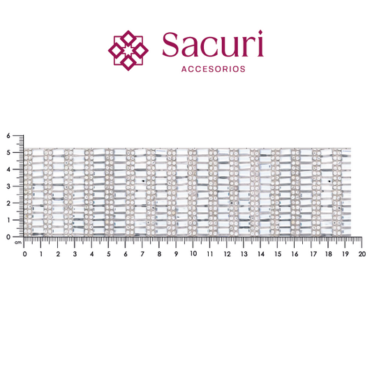 Hoja de cristal rectangulo 3x7 (24x40) P268HC