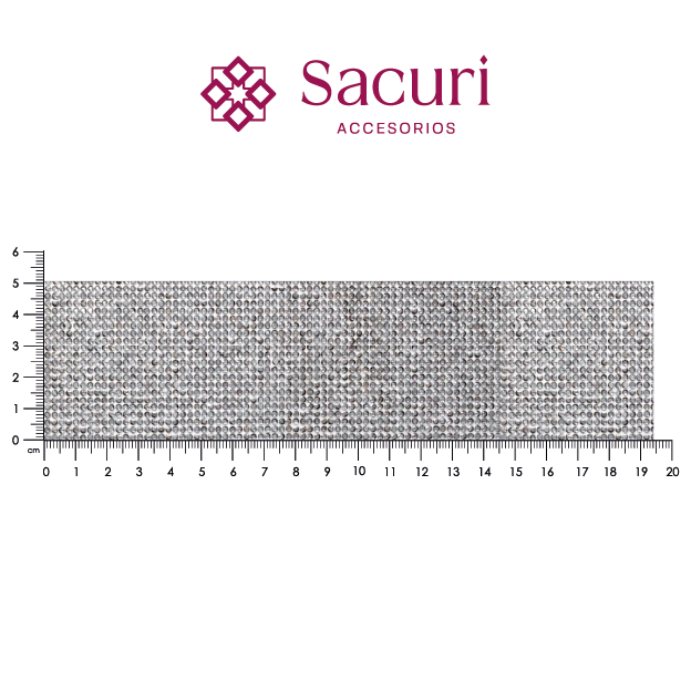 Hoja de cristal 2 mm hematite (24x40) P269HC