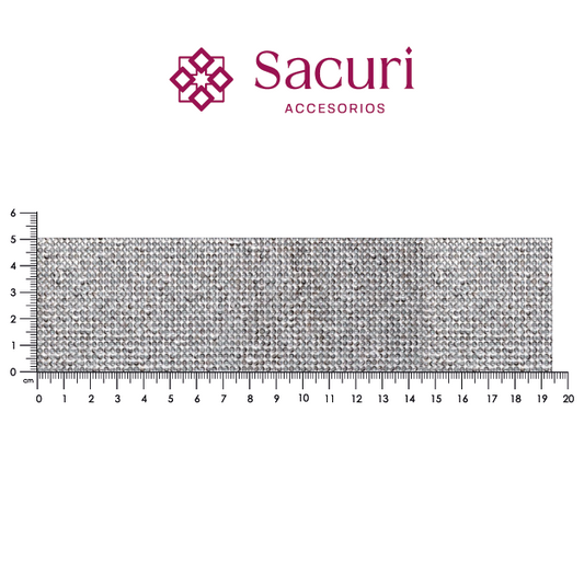 Hoja de cristal 2 mm hematite (24x40) P269HC