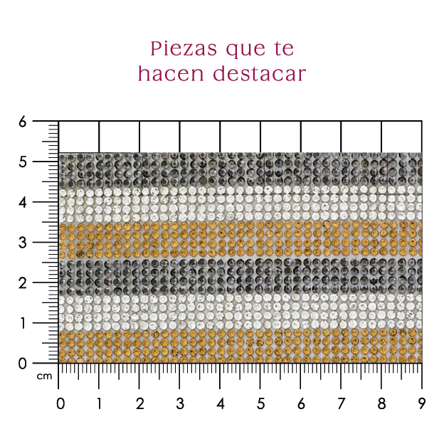 Hoja de cristal 2 mm cristal+golden+hematite (24x40) P272HC