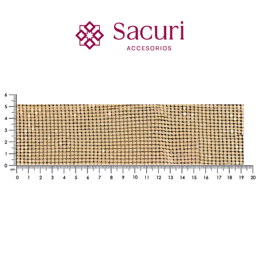 Malla aluminio 3 mm dorada (45x150) P295HC