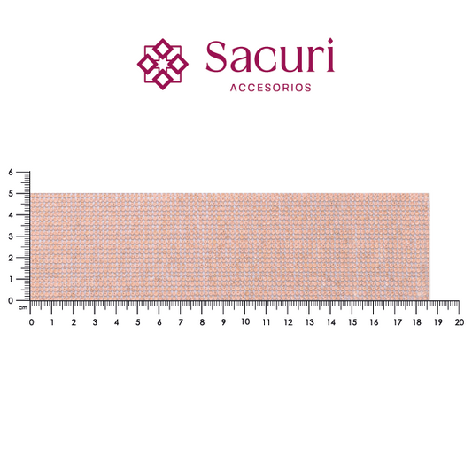 Hoja de cristal 2 mm light peach (24x100) (P35HC) P298HC