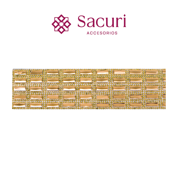 Hoja de cristal recctangulo 5x15 Golden P29HC