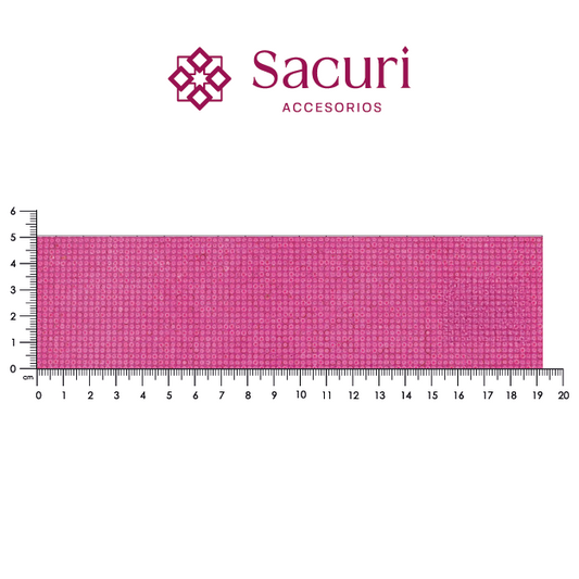 Hoja de cristal 2 mm rose (24x40) P306HC