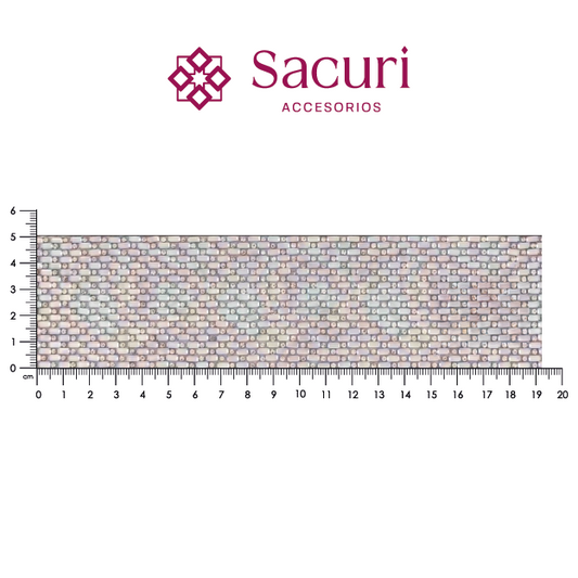 Hoja de cristal rectangulo 2.5x5 (24x40) P310HC