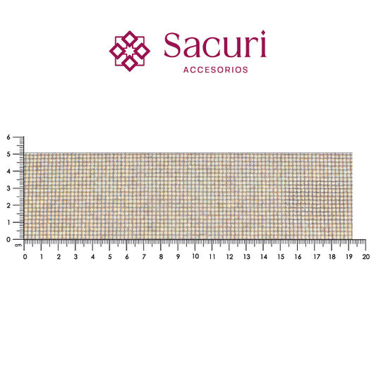 Hoja de cristal 2 mm AB con pegamento (24x40) P313HC