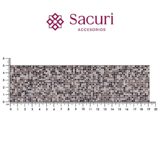 Hoja de cristal 2 mm multicolor grises (24x40) P319HC