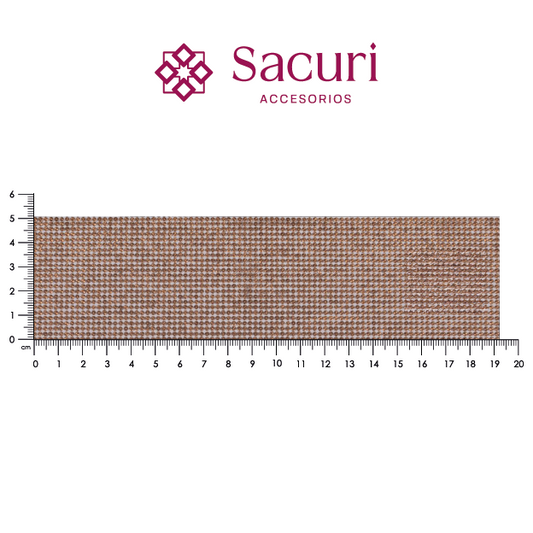 Hoja de cristal 2 mm golden "B" (24x40) P322HC