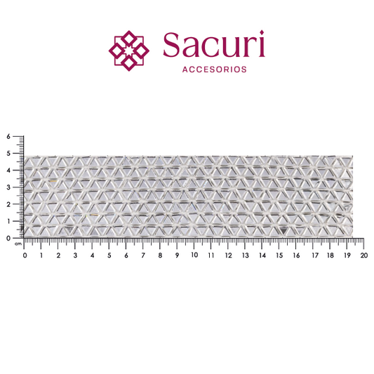 Hoja de cristal triangulo 6 mm cristal P337HC