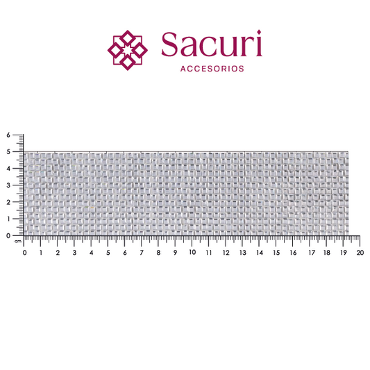 Hoja de cristal cuadrada 3x3 mm cristal P346HC