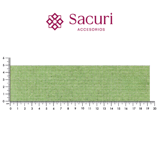 Hoja de cristal 2 mm (24x40) verde P351HC
