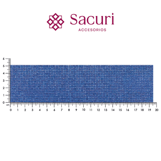 Hoja de cristal 2 mm azul rey (24x40) P387HC