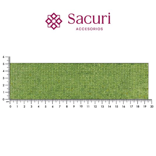 Hoja de cristal 2 mm verde (24x40) P388HC