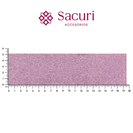 Hoja de cristal 2 mm rosa (24x40) P389HC