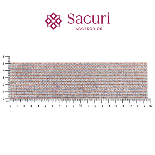 Hoja de cristal 2 mm peach+cristal AB (108x180) P391HC