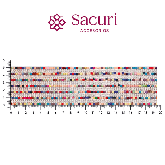 Hoja de cristal multicolor+cristal (24x40) P394HC