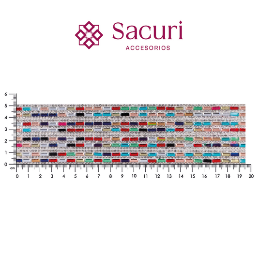 Hoja cristal rectangulo 6x2 multi. P410HC