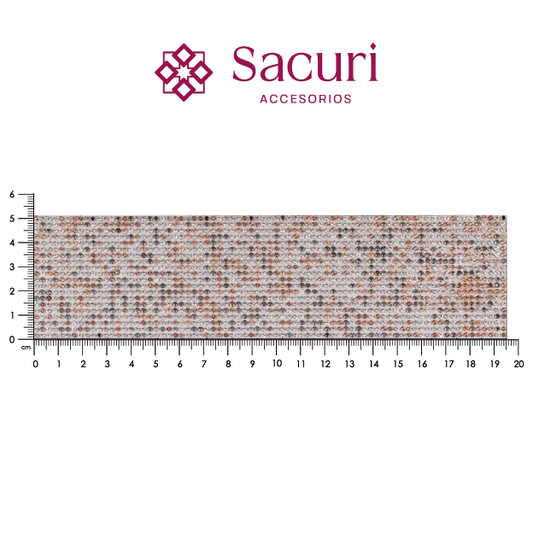 Hoja de cristal 2mm multi beige. P416HC