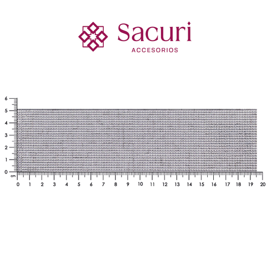 Lámina cristal ultra 4x4 mm plata. P423HC