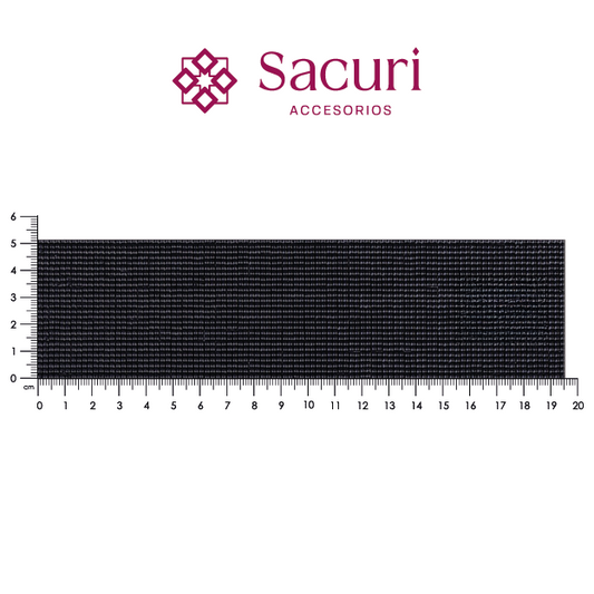 Lámina cristal ultra 4x4 mm negra. P424HC