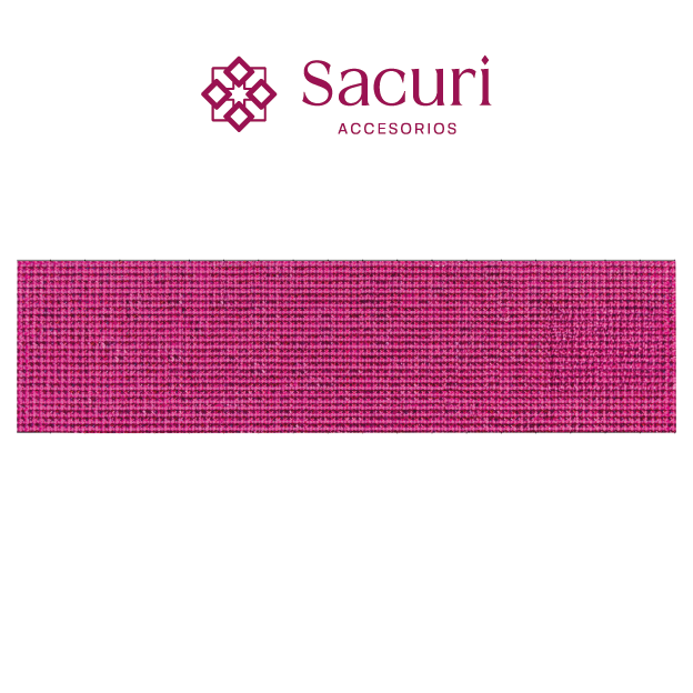 Lámina cristal ultra 4x4 mm fucsia. P425HC