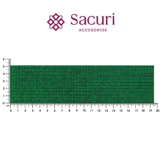 Lámina cristal ultra 4x4 mm esmeralda. P427HC