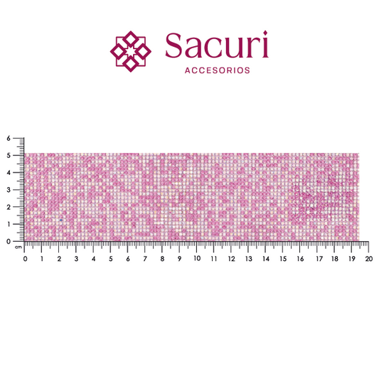 Hoja cristal 2mm rosa + AB (Mix) P438HC