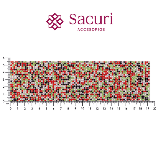 Lámina cristal 2mm multi negro verde. P446HC