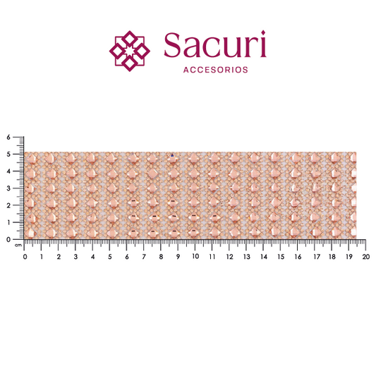 Lámina cristal 2mm plata + rombo 6x6 LP. P456HC