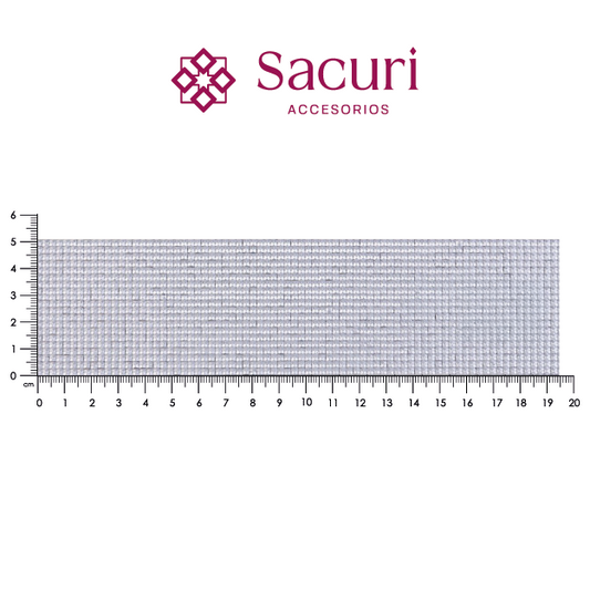 Lámina ultra 2.5x2.5 plata. P467HC