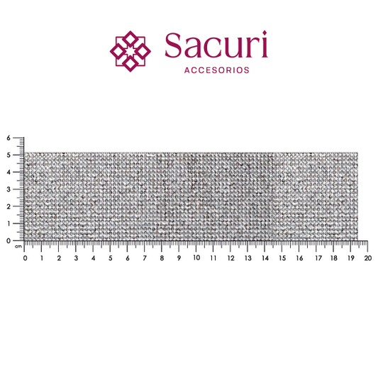 Lámina cristal 2mm 24x40 hematita (106*175) (P269HC) P498HC