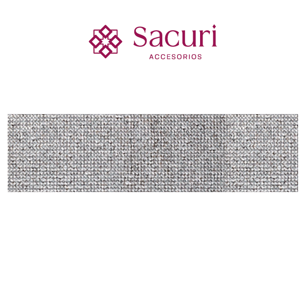 Lámina cristal 2mm 24x40 hematita (106*175) (P269HC) P498HC